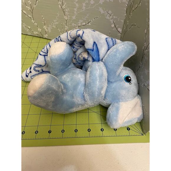 Little Beginnings Elephant Lovey 12" Plush Stuffed Animal Baby Security Blanket - Picture 8 of 8